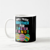 Will ruilt broer voor Easter Snoep Egg Hunt Boys Koffiemok (Links)