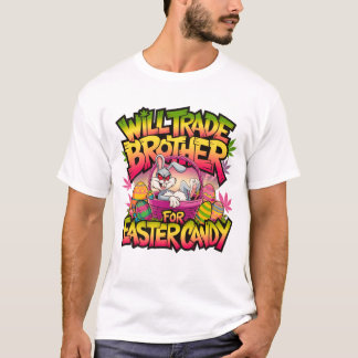 Will ruilt broertje in voor Snoep Bunny Funny T-shirt