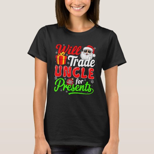 Will ruilt oom voor kerstdoos t-shirt (Voorkant)