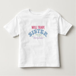 Will ruilt zus voor chocolade kinder shirts