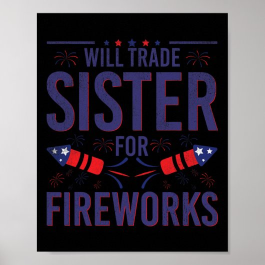 Will ruilt zuster voor vuurwerk zuster broer 4e poster (Voorkant)