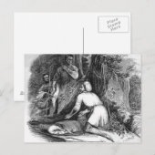 Will Scarlet doodt een Buck Briefkaart (Voorkant / Achterkant)