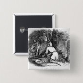 Will Scarlet doodt een Buck Vierkante Button 5,1 Cm (Voorkant /achterkant)