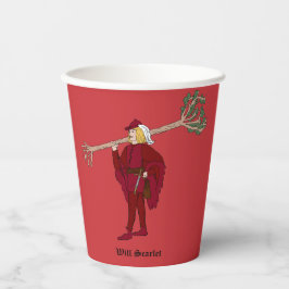 Will Scarlet Paper Cup Papieren Bekers