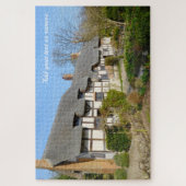 Will Shakespeare's moeders die hun dakhuisje trokk Legpuzzel (Verticaal)