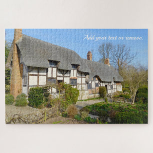 Will Shakespeare's moeders met een dak: Legpuzzel