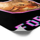 Will Skiing For Cats Funny Winter Snow Adventure  Poster (Hoek)