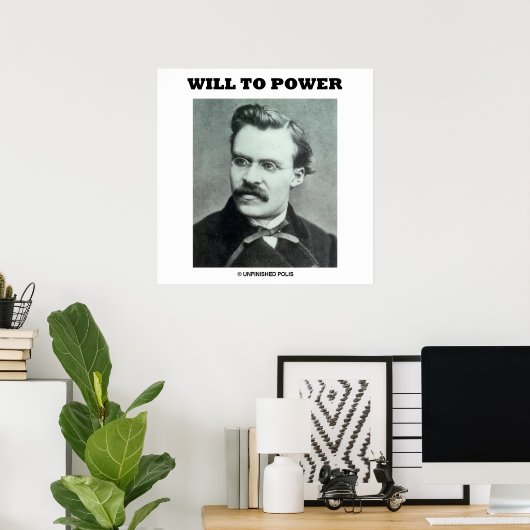 Will to Power (Friedrich Nietzsche) Poster (Thuiskantoor)