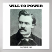 Will to Power (Friedrich Nietzsche) Poster (Voorkant)