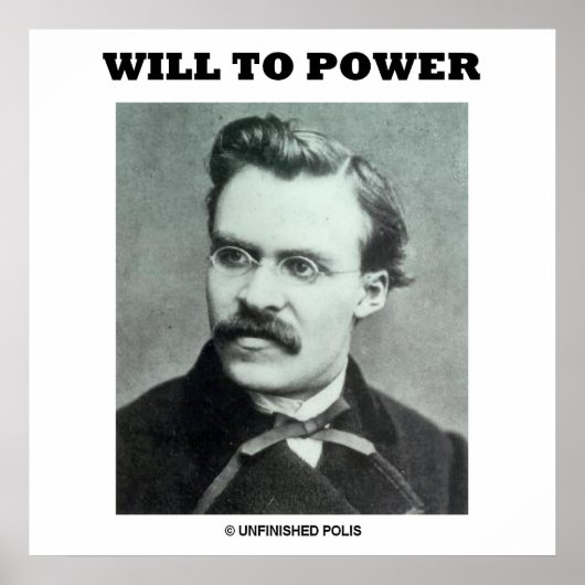 Will to Power (Friedrich Nietzsche) Poster (Voorkant)