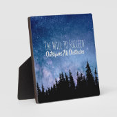 Will to Succesvolle outshines Obstakels Motivatie Fotoplaat (Voorkant)