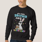 Will Trade Brother voor Paas Snoep Funny Family E Trui (Voorkant)