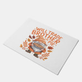 Will Trade Brother voor taart kabouters Thanksgivi Deurmat (Schuin)