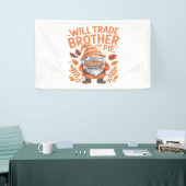Will Trade Brother voor taart kabouters Thanksgivi Spandoek (Beurs)