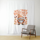 Will Trade Brother voor taart kabouters Thanksgivi Wandkleed (In situ)