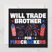 Will Trade Brother voor voetzoekers 4 juli Kaart (Voorkant)