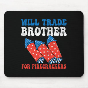 Will Trade Brother voor voetzoekers 4th of July FI Muismat