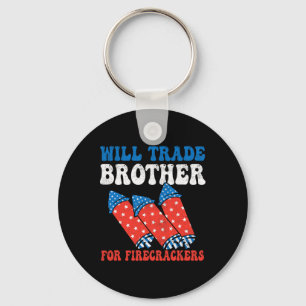 Will Trade Brother voor voetzoekers 4th of July FI Sleutelhanger