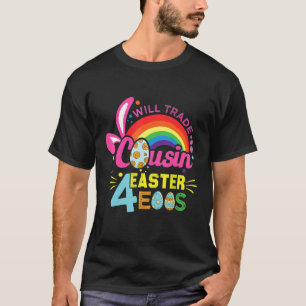 Will trade-neef voor paaseieren, paasdag t-shirt