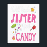 Will Trade Sister for Snoep Happy Easter Day Gift Flyer<br><div class="desc">Will Trade Sister for Snoep Happy Easter Day Gift</div>
