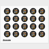 Will Trade Sister voor Pie Funny Herfst Thanksgivi Ronde Sticker (Vel)
