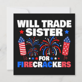 Will Trade Sister voor voetzoekers 4 juli Kaart