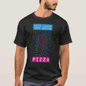 Will Trade Tech Advice For Pizza it Computer Techi T-shirt (Voorkant)