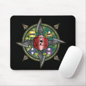 Will van de Dice-mousepad Muismat (Met muis)