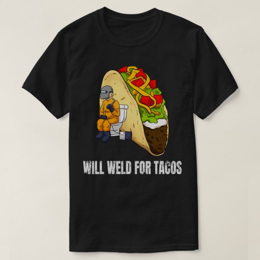 Will Weld for Tacos Funny Welder Pullover (Design voorkant)