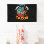Will Weld for Tacos Welders Gift Spandoek (Insitu)