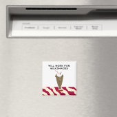 Will Work for Milkshakes Magneet (Insitu (Vaatwasser))