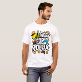 Will Work for ROBUX Funny Gaming Blockchain Token  T-shirt (Voorkant volledig)