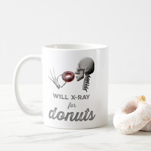 Will X-Ray voor Donuts Koffiemok (Met donut)