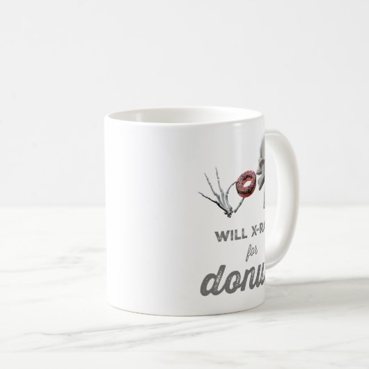 Will X-Ray voor Donuts Koffiemok (Voorkant rechts)