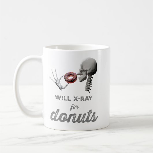 Will X-Ray voor Donuts Koffiemok (Links)