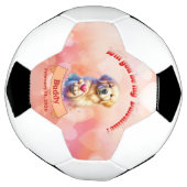 Will you be mine Valentine? personalized  Voetbal (Gedraaid)