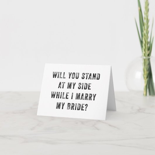 Will you be my best man cards (Voorkant)