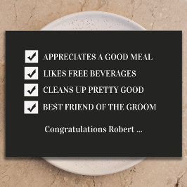 Will You Be My Best Man Funny Digital Card Kaart