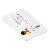 "Will you be My Bloemenmeisje"-kaart -  Magneet (Rechterzijde)