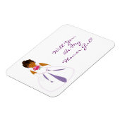 "Will you be My Bloemenmeisje"-kaart -  Magneet (Linkerzijde)