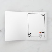 Will you be my boo Halloween Card Kaart (Binnen)