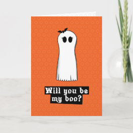 Will you be my boo Halloween Card Kaart