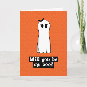 Will you be my boo Halloween Card Kaart