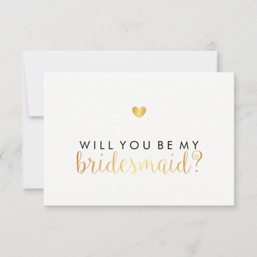 Will You Be My Bridesmaid beroemd gemaakt door Gol Kaart (Voorkant)