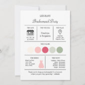 Will You Be My Bridesmaid Bridesmaid Proposal Card Kaart (Achterkant)