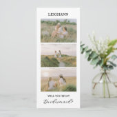 Will You Be My Bridesmaid Bridesmaid Proposal Card Kaart (Staand voorkant)