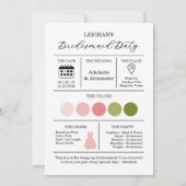 Will You Be My Bridesmaid Bridesmaid Proposal Card Kaart (Achterkant)