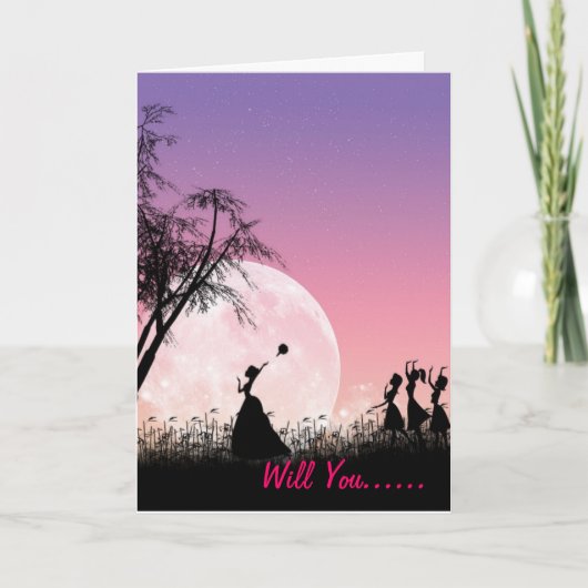Will You Be My Bridesmaid Card (Voorkant)