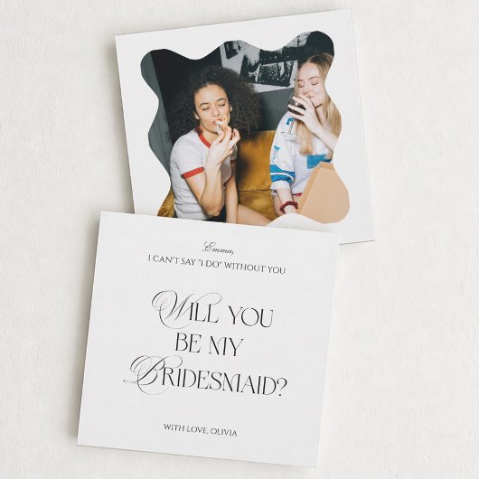 Will You be my Bridesmaid Card Kaart