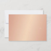 Will You Be My Bridesmaid - Glam Heart Roos Gold Kaart (Achterkant)